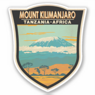 Kilimanjaro Tanzania Africa  Sticker