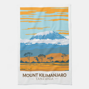 Kilimanjaro Tanzania Africa  Theedoek