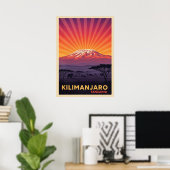 Kilimanjaro Tanzania V04 Poster (Thuiskantoor)