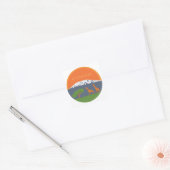 Kilimanjaro Vierkante Sticker (Envelop)