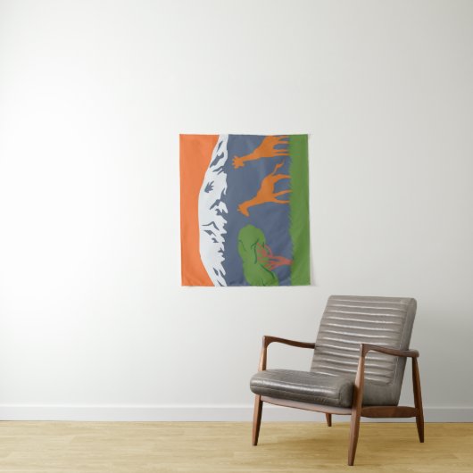 Kilimanjaro Wandkleed (In situ)