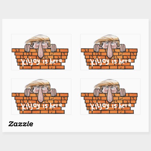 Kiljoy is hier rechthoekige sticker (Vel)