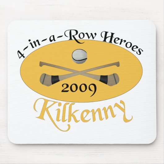 Kilkenny 4-in-een-row-herdenking muismat (Voorkant)
