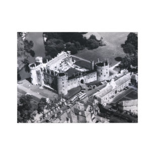 Kilkenny Castle aerial uitzicht, Ierse canvasafdru Canvas Afdruk