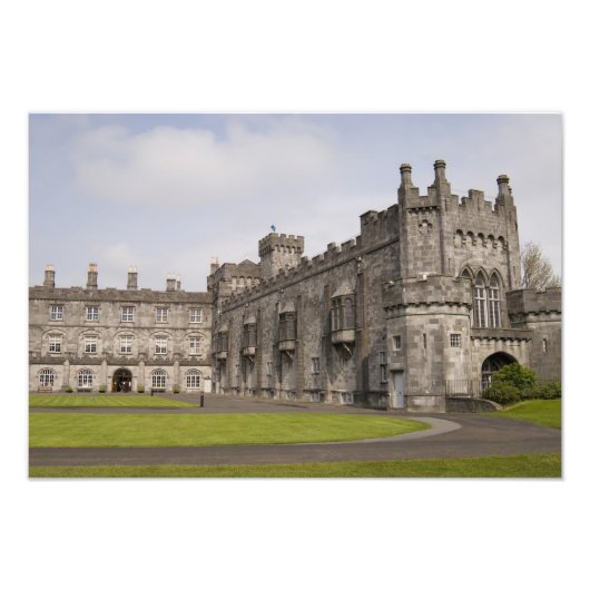Kilkenny Castle, County Kilkenny, Ierland. Foto Afdruk (Voorkant)