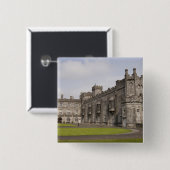 Kilkenny Castle, County Kilkenny, Ierland. Vierkante Button 5,1 Cm (Voorkant /achterkant)