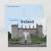Kilkenny Castle Ireland Briefkaart (Voorkant / Achterkant)