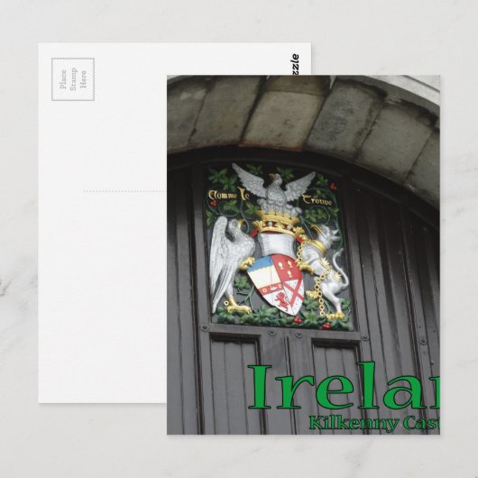 Kilkenny Castle Ireland Briefkaart (Voorkant / Achterkant)