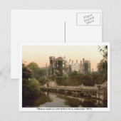 Kilkenny castle & River Nore, 19e eeuw Briefkaart (Voorkant / Achterkant)