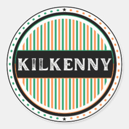 Kilkenny City Pride Embleem – Ierse Identiteit Ronde Sticker