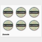 Kilkenny City Pride Embleem – Ierse Identiteit Ronde Sticker (Vel)