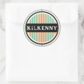 Kilkenny City Pride Embleem – Ierse Identiteit Ronde Sticker (Tas)