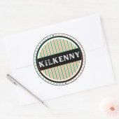 Kilkenny City Pride Emblem – Irish Identity Ronde Sticker (Envelop)