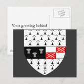 Kilkenny County Crest, Ierland Briefkaart (Voorkant / Achterkant)