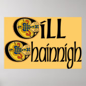 Kilkenny (Gaelic) Poster Print (Voorkant)