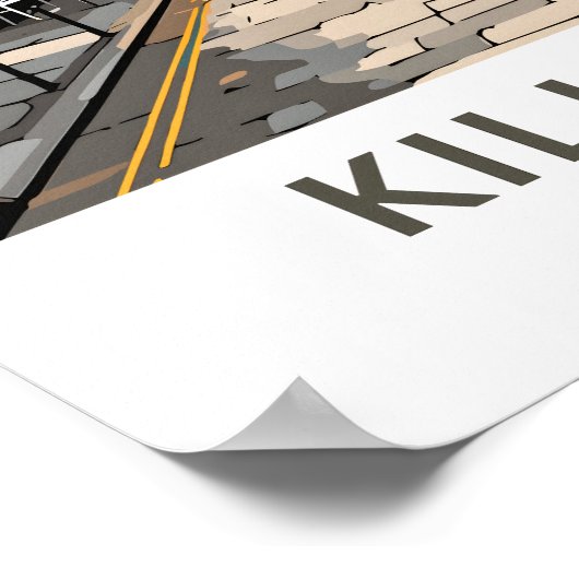 Kilkenny Ierland Reisprint Poster (Hoek)