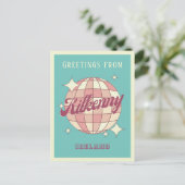 Kilkenny Ireland Retro  Briefkaart (Staand voorkant)