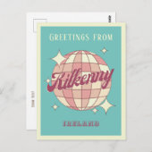 Kilkenny Ireland Retro  Briefkaart (Voorkant / Achterkant)
