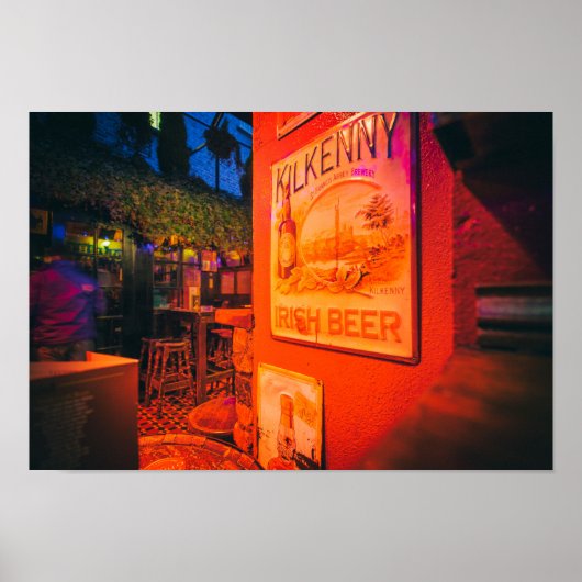 Kilkenny Irish Beer Poster (Voorkant)
