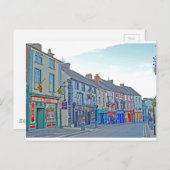 Kilkenny Street Tom Wurl Briefkaart (Voorkant / Achterkant)