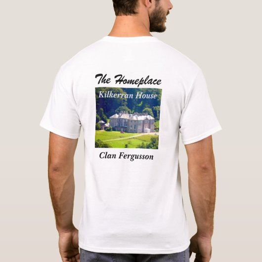 Kilkerran House - Clan Fergusson T-shirt (Achterkant)