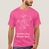 Kill Bill - Five Point Palm exploderende harttechn T-shirt (Voorkant)