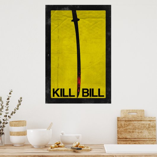 Kill Bill minimalist Poster (Keuken)