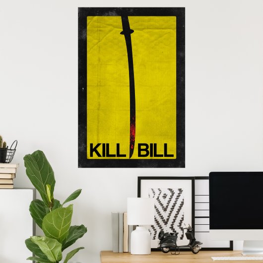 Kill Bill minimalist Poster (Thuiskantoor)