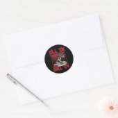 Kill Em Grill Em BBQ Ronde Sticker (Envelop)