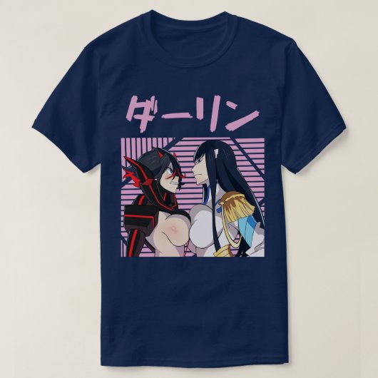 Kill La Kill Dubbele Meisjes T-shirt (Design voorkant)