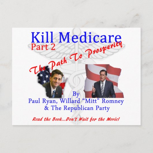 Kill Medicare Part 2 Briefkaart (Voorkant)