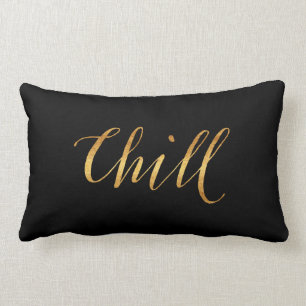 Kill Quote Faux Gold Foil Quotes Sparkly Funny Kussen