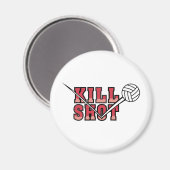 Kill Shot Volleyball Magneet (Voorkant / Achterkant)