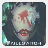 Kill Switch-Stickers Vierkante Sticker (Voorkant)