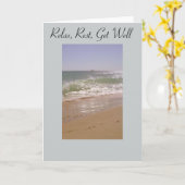 Kill uit Beach komt goed Kaart (Gele Bloem)