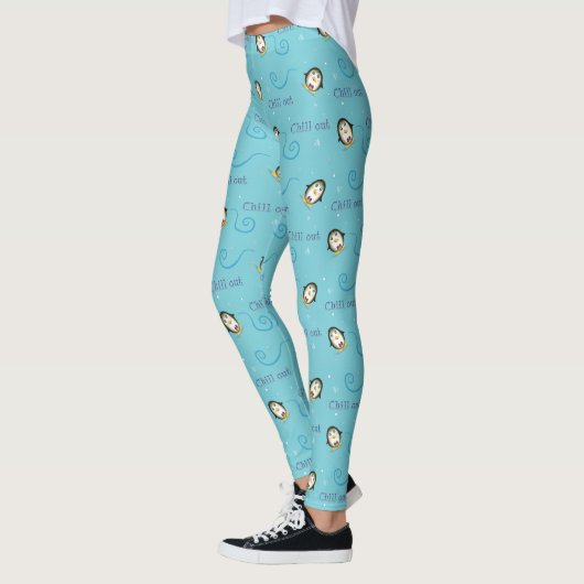 Kill uit - een Penguin Pattern Leggings (Links)