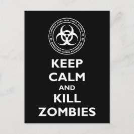 Kill Zombies Briefkaart