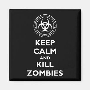 Kill Zombies Magneet
