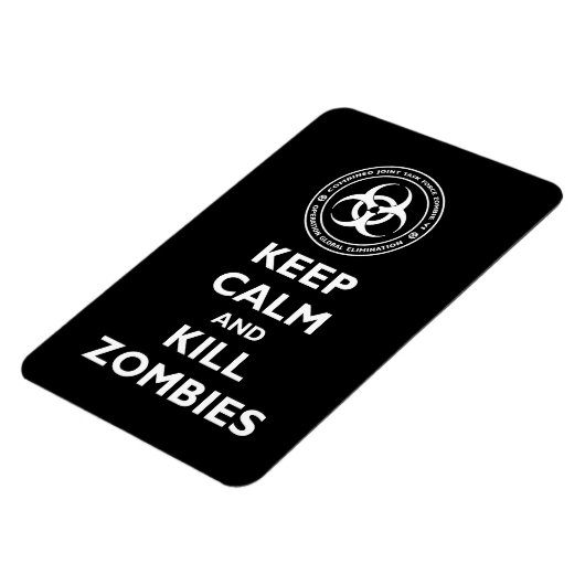 Kill Zombies Magneet (Linkerzijde)
