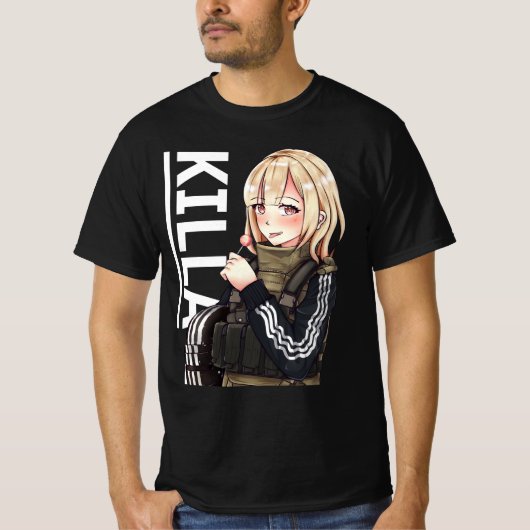 KILLA Escape van Tarkov meme T-shirt (Voorkant)