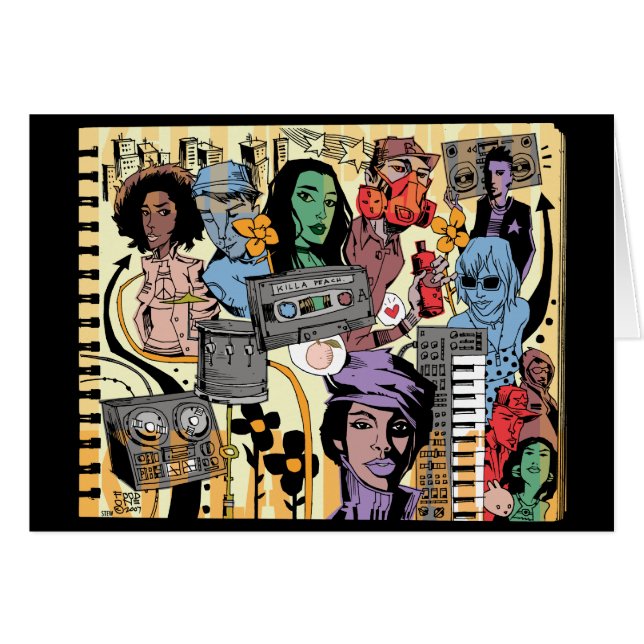 Killa Peach Card (Voorkant Horizontaal)