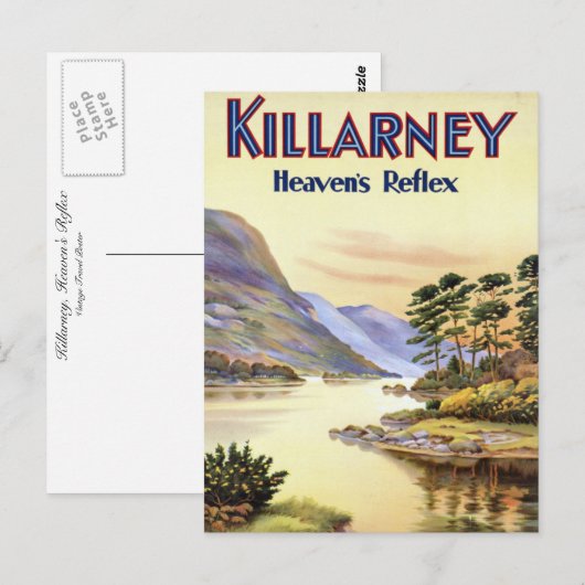 Killarney, Heaven's Reflex Briefkaart (Voorkant / Achterkant)