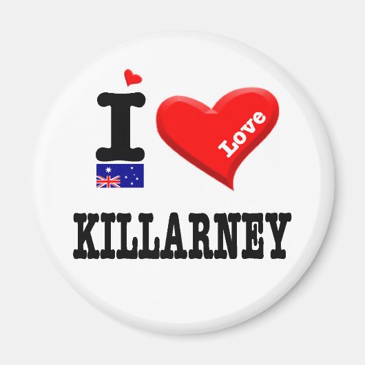 KILLARNEY - I Love Magneet (Voorkant)