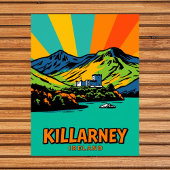 Killarney, Ierland Lake Art Travel Briefkaart
