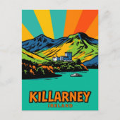 Killarney, Ierland Lake Art Travel Briefkaart (Voorkant)