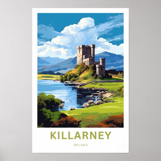Killarney Ierland Reisprint Poster (Voorkant)
