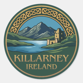 Killarney Ierland Ronde Sticker