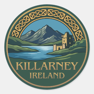 Killarney Ierland Ronde Sticker