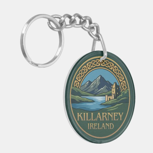 Killarney Ierland Sleutelhanger (Voorkant Links)