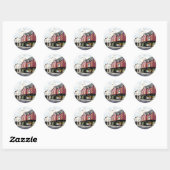 Killarney, Ierland stadsgezicht  Ronde Sticker (Vel)